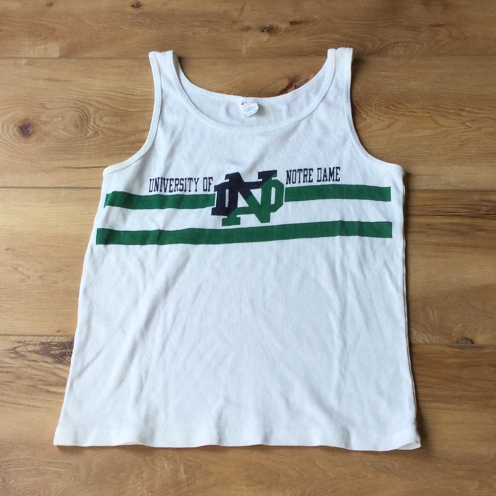 Champion University of Norte Dame Tank Top Size M.